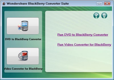 Wondershare Blackberry Converter Suite 3.1.26 screenshot