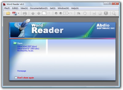 Word Reader 6.6 screenshot