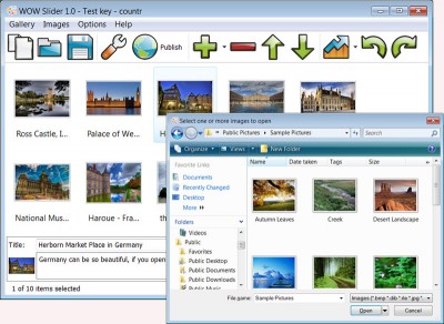 WOWSlider Mac 3.0 screenshot