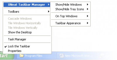 XNeat Windows Manager 2.5.0.79 screenshot