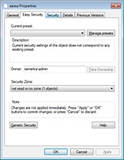 XP Home Permissions Manager 2.5 screenshot