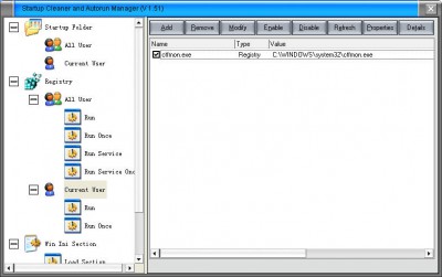 XP Startup Cleaner 3.92 screenshot