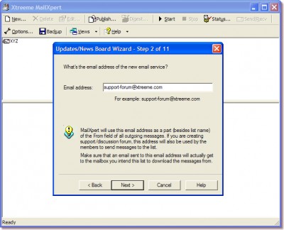 Xtreeme MailXpert Professional Edition 2.4.9 screenshot