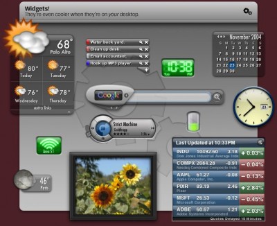 Yahoo Widget Engine 3.1.5 screenshot