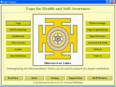 Yoga Freeware 3.8 screenshot