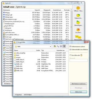 ZipEx 9.0 screenshot
