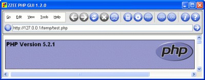 ZZEE PHP GUI 3.1.0 screenshot