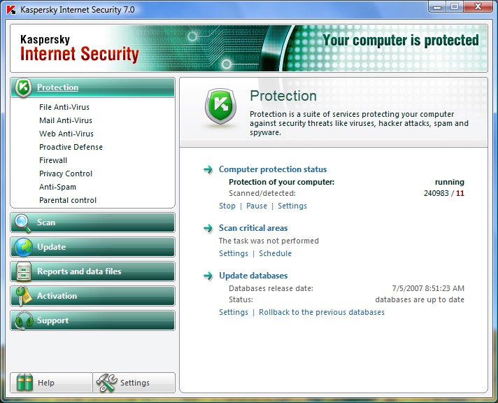 Хороший антивирус на компьютер. Антивирус Касперский интернет секьюрити 7.0. Kaspersky Security 2003. Касперский 2008. Касперский Троян.