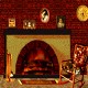 3D Cozy Winter Fireplace