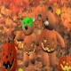 3D Pumpkin Patch Teddy Bears