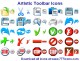 Artistic Toolbar Icons