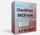 CheckPrixa MICR E13B Font