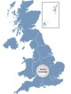 Golden UK Map