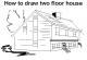 How to draw a house B