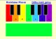 Rainbow piano for kids